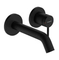 Hansgrohe Tecturis S mitigeur lavabo pour modèle encastré montage mural avec bec 165 mm - noir mat
