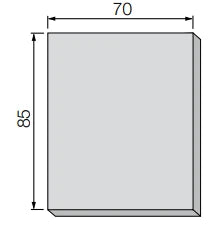 Jaga socle 850 x 700 x 70 mm pour chaudière ou appareils ménagers indépendants