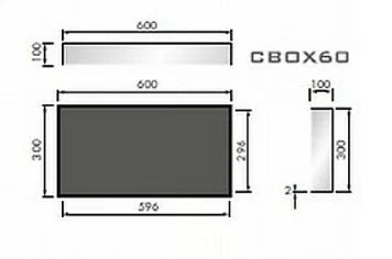 CAISSON LOOOX 600 - 100 o 300 ! MM blanc
