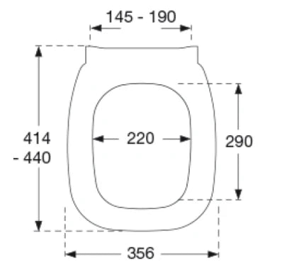 Pressalit Code abattant - blanc - softclose