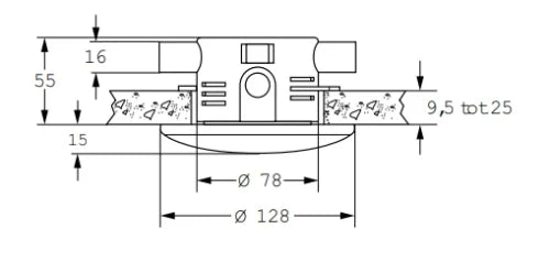 Rada Pulse 125 urinoir besturingssysteem