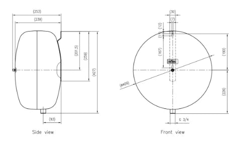 Reflex C-DE 25 vase d'expansion (san) 25 l - bleu