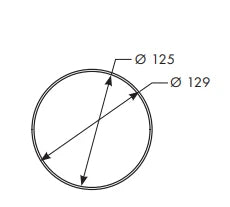 Renson easyflex tuyau rond 125 - 3 mètres