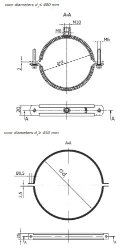 Sanutal Spiralit collier avec caoutchouc 315 mm
