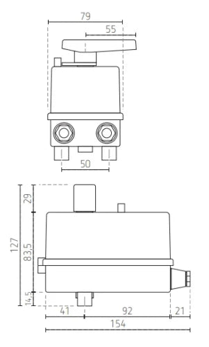 Tempolec SM100 servomoteur 230V - 180 sec