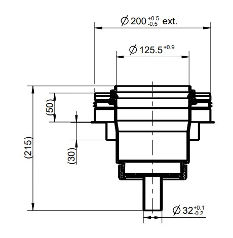 Ubbink CLVkit PP/Galva kit de démarrage 1 - 125/200 mm