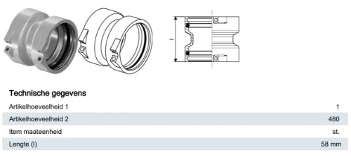 Uponor RS RS3 raccord