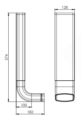 Vasco Easyflow coude vertical 90° (set 4pcs) - prix par set