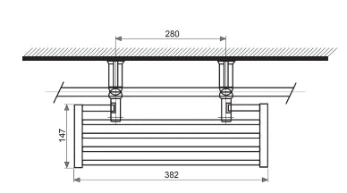 PORTE ESSUIE VASCO HDM chrome