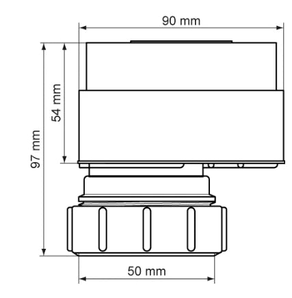 Walraven McAlpine Ventapipe aérateur 50 mm