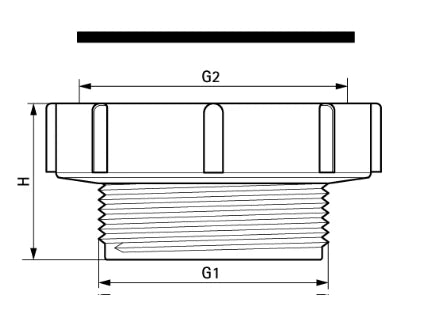Walraven McAlpine manchon réduit FM 6/4 x 5/4 PP
