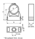 Walraven StarQuick polyamide collier 12 mm