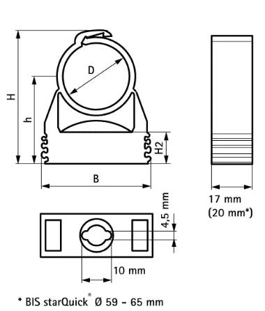 Walraven StarQuick polyamide collier 15 mm
