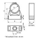 Walraven StarQuick polyamide collier 22 mm