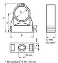 Walraven StarQuick polyamide collier 28 mm