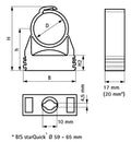 Walraven StarQuick polyamide collier 35 mm