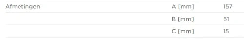 Flamco BSK collier M8/M10 x 110 mm - pour tuyau synthétique