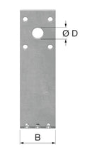 Flamco LTM collier de fixation M 10 pour fixation profilés de toit