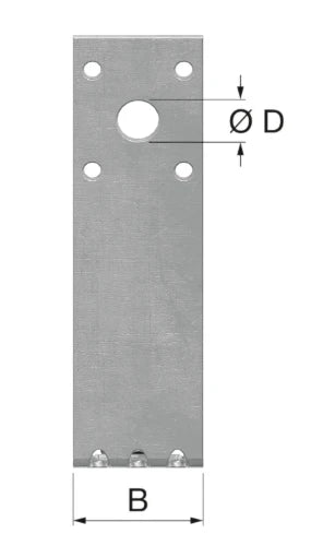 Flamco LTM collier de fixation M 10 pour fixation profilés de toit