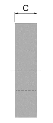 Flamco écrou coulissant M8 - galva zingué