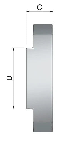 Flamco écrou coulissant M8 - galva zingué