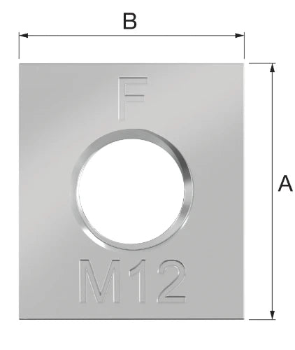 Flamco écrou coulissant M10 - galva zingué
