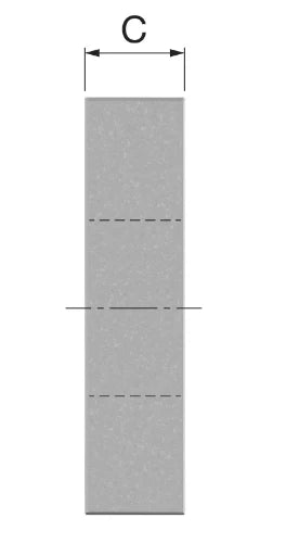 Flamco écrou coulissant M10 - galva zingué