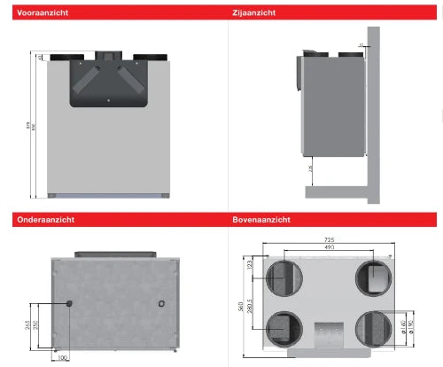 Zehnder RFZ interrupteur 3 positions avec timer - pour Comfofan - ComfoAir Pro- ComfoD