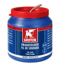Griffon fil à souder étain/plomb 40/60 cœur de résine pot 500g