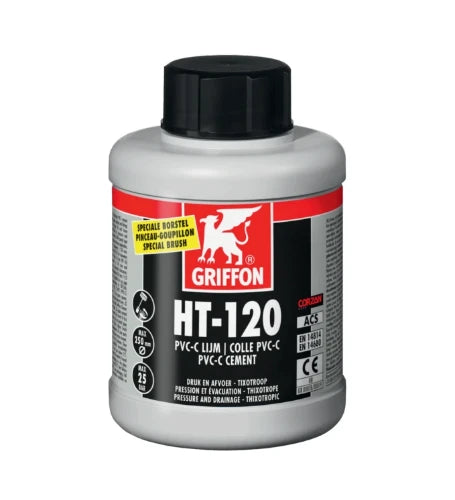 Griffon HT-120colle PVC pour pression PVC flacon 500ml