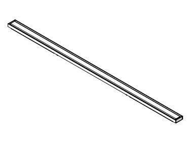Carrodrain Cayman grille 700 mm - Inox