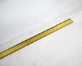 Carrodrain Cayman rigole de douche avec grille 700 mm - Gold - hauteur d'encastrement 60 mm - débit 31 l/min
