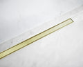 Carrodrain Cayman rigole de douche avec grille 700 mm - Champagne - hauteur d'encastrement 60 mm - débit 31 l/m