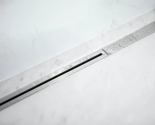 Carrodrain Twiggi XXS rigole de douche avec grille 700 - 1000 mm - Inox - hauteur d'encastrement 56 mm - débit 31 l/m