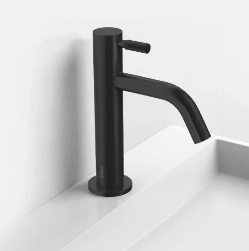 Clou Freddo 2 robinet eau froide - bec 120 mm - zwart mat - version haute