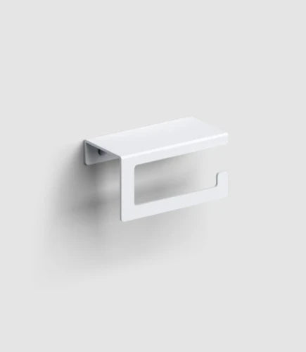 Clou Fold porte-rouleau sans couvercle - blanc mat