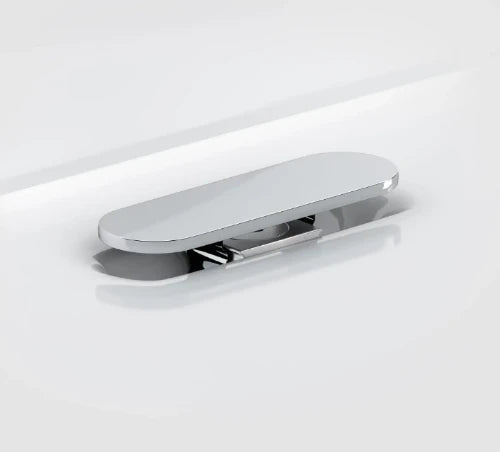 CLOU Bonde libre et raccord siphon, inox poli pour lave-mains Flush et First