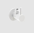 Clou Inbe robinet d'arrêt design type 1, rond, blanc mat