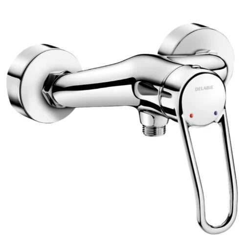 DELABIE Mitigeur de douche EP, manette ajourée, raccords std
