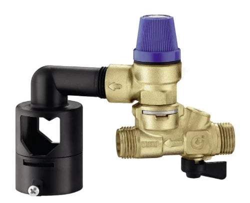 Caleffi 528 groupe de sécurité pour boiler MM 1/2 x 1/2 - 7 bar - Universel horizontal/vertical