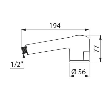 Delabie BIOFIL Filtre douche vissable 3M non stérile