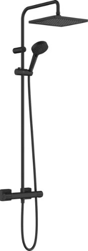 Hansgrohe Vernis Shape 240 Showerpipe avec thermostat - noir mat