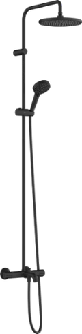 Hansgrohe Vernis Blend 240 Showerpipe thermostat. bain noir mat
