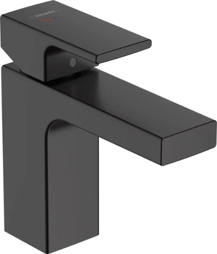 Hansgrohe Vernis Shape 100 mitigeur lavabo CoolStart avec vidage automatique - noir mat