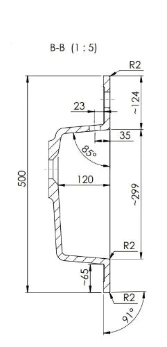 Procasa Quadra table vasque marbre de synthèse avec 2 vasques 1200 x 500 mm - blanc