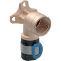 Culasse murale Geberit FlowFit 90°: CuSn4Zn2PS, d=20mm, Rp=1/2", L=5.2cm