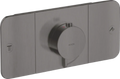 Hansgrohe One set de finition Axor noir chromé brossé