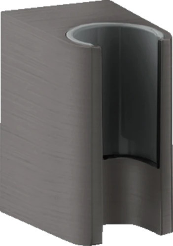 Hansgrohe One support douchette Axor noir chromé brossé