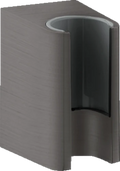 Hansgrohe One support douchette Axor noir chromé brossé