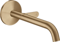 Hansgrohe Axor One mitigeur lavabo 1-trou Select mural - bronze brossé